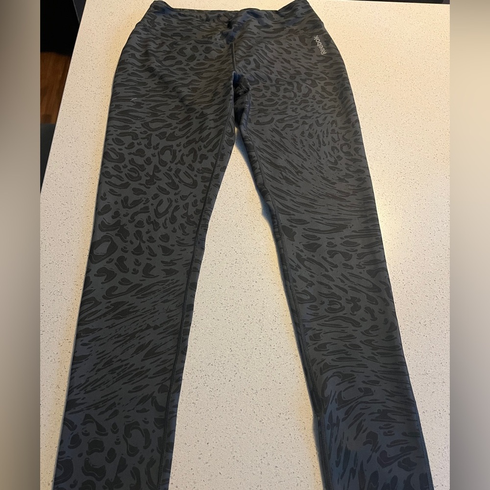 Reebok Charcoal Patterned Leggings